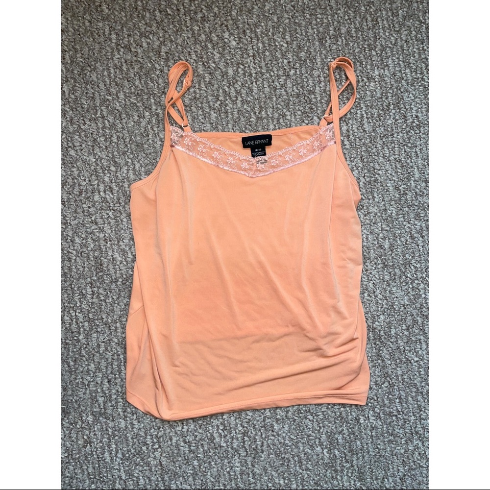 Lane Bryant Orange Tank Top